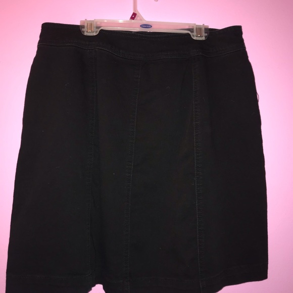 Denim Button Down Skirt - Picture 3 of 3